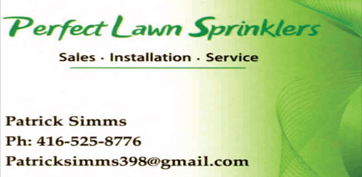 perfect lawn sprinklers